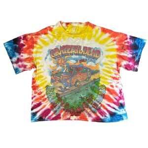 Vintage 90s Grateful Dead Shirt Mens 3XL Tie Dye 1995 Spring Tour Band Rock